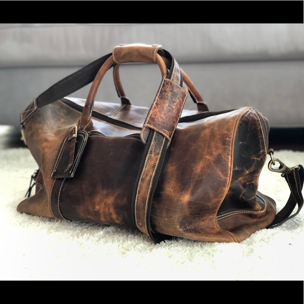 Kodiak 30L Leather Weekend Duffle